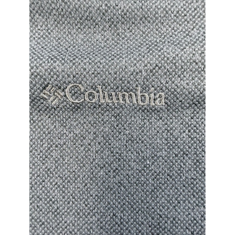 Columbia Mens Gray Sun Protection Short Sleeve Polo Shirt XM6449 Size Large - Picture 4 of 9